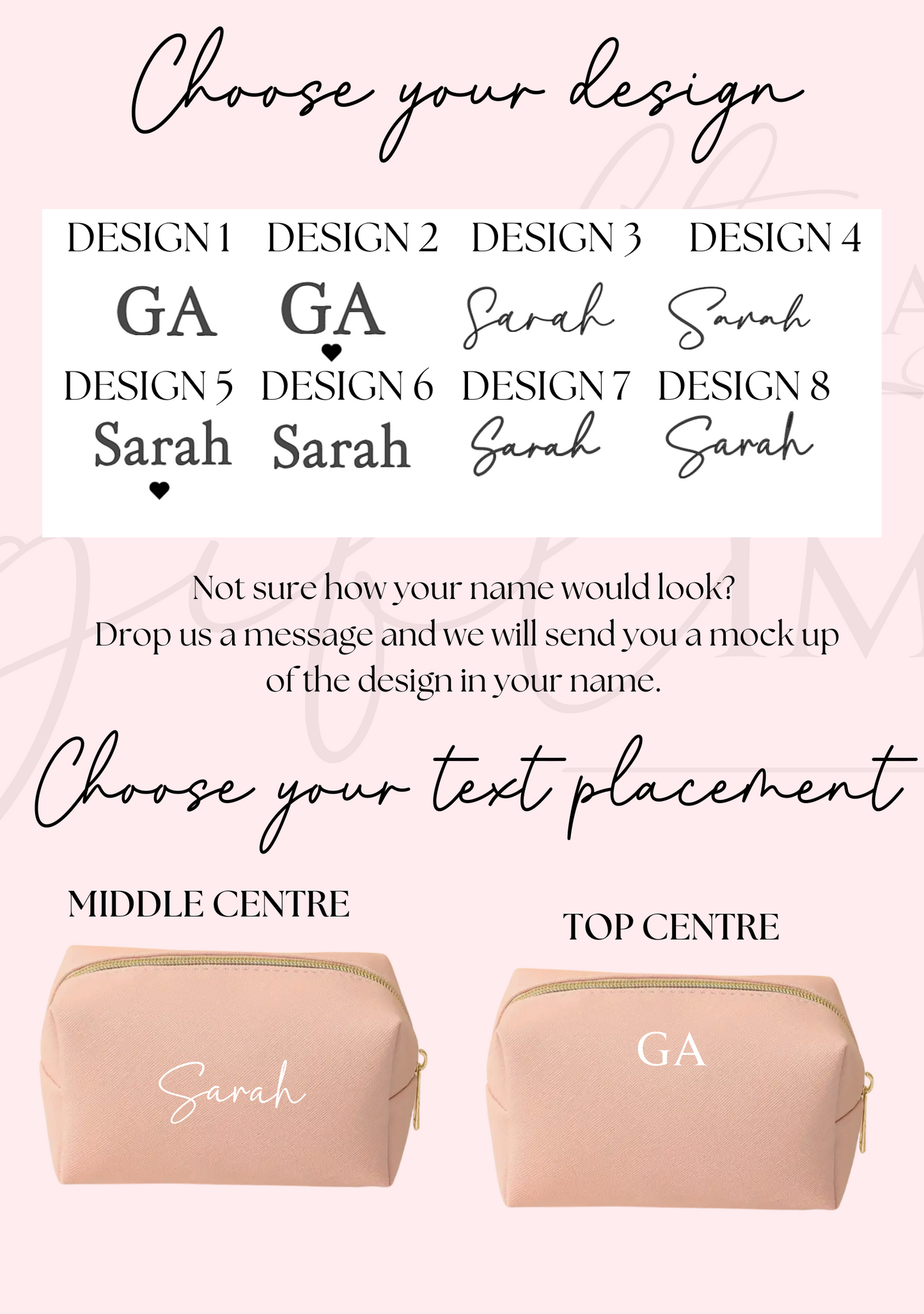 Personalised Cosmetic Case | Travel Case | Makeup Bag | Pencil Case