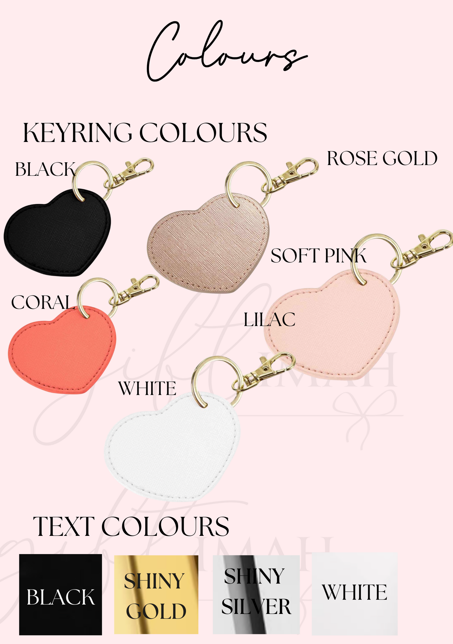 Personalised Heart Initial Monogram Keyring
