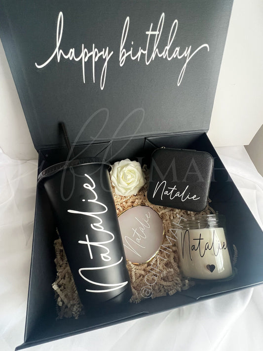 Personalised filled birthday giftbox, Personalised filled birthday giftbox for her, Happy birthday giftset, Personalised birthday gift, gift