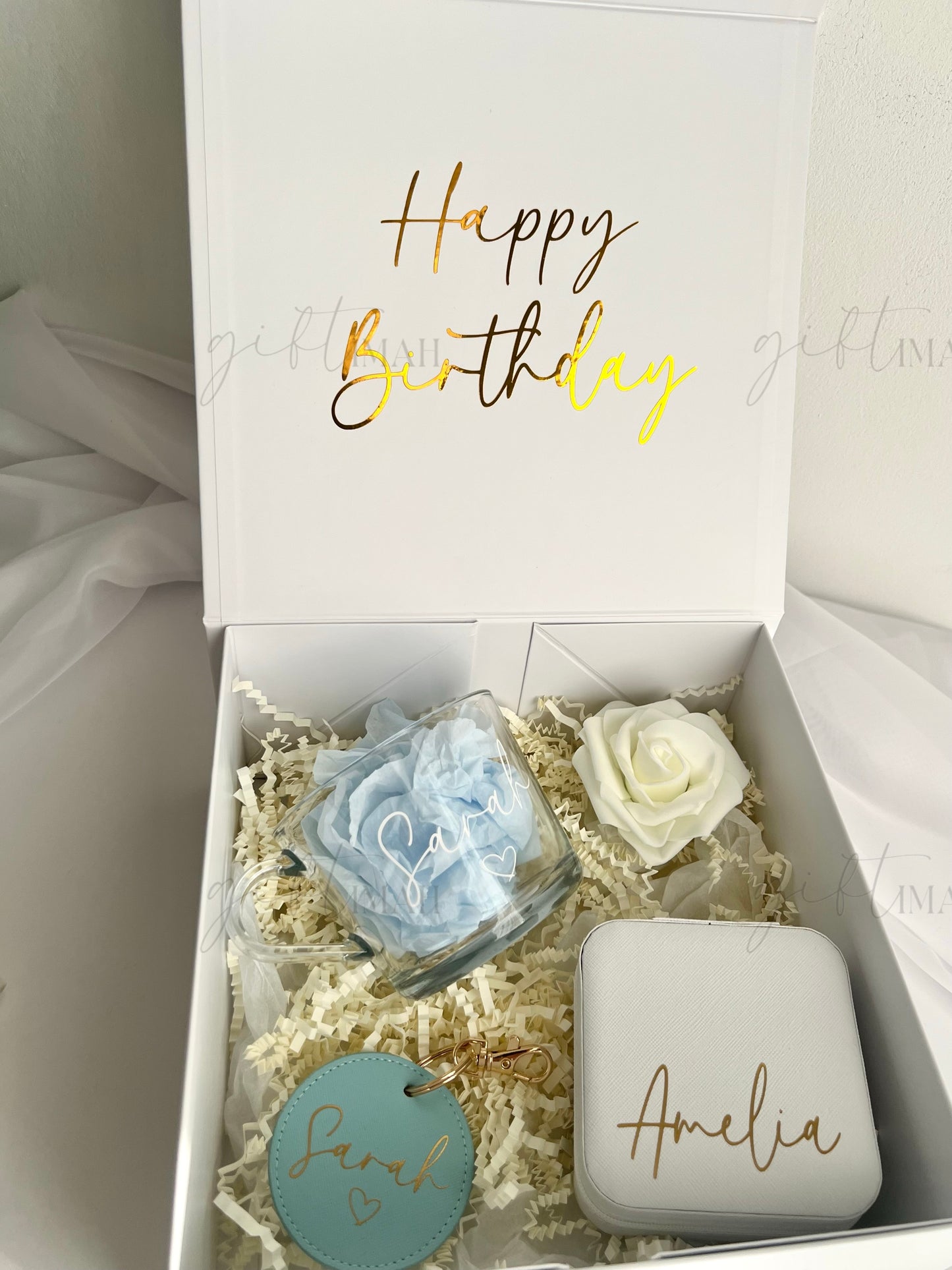 Personalised Mug Giftbox Set| 5 Colours: Sage Green, Pink, Black, White, Blue