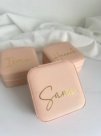 Personalised Faux Leather Jewellery Box