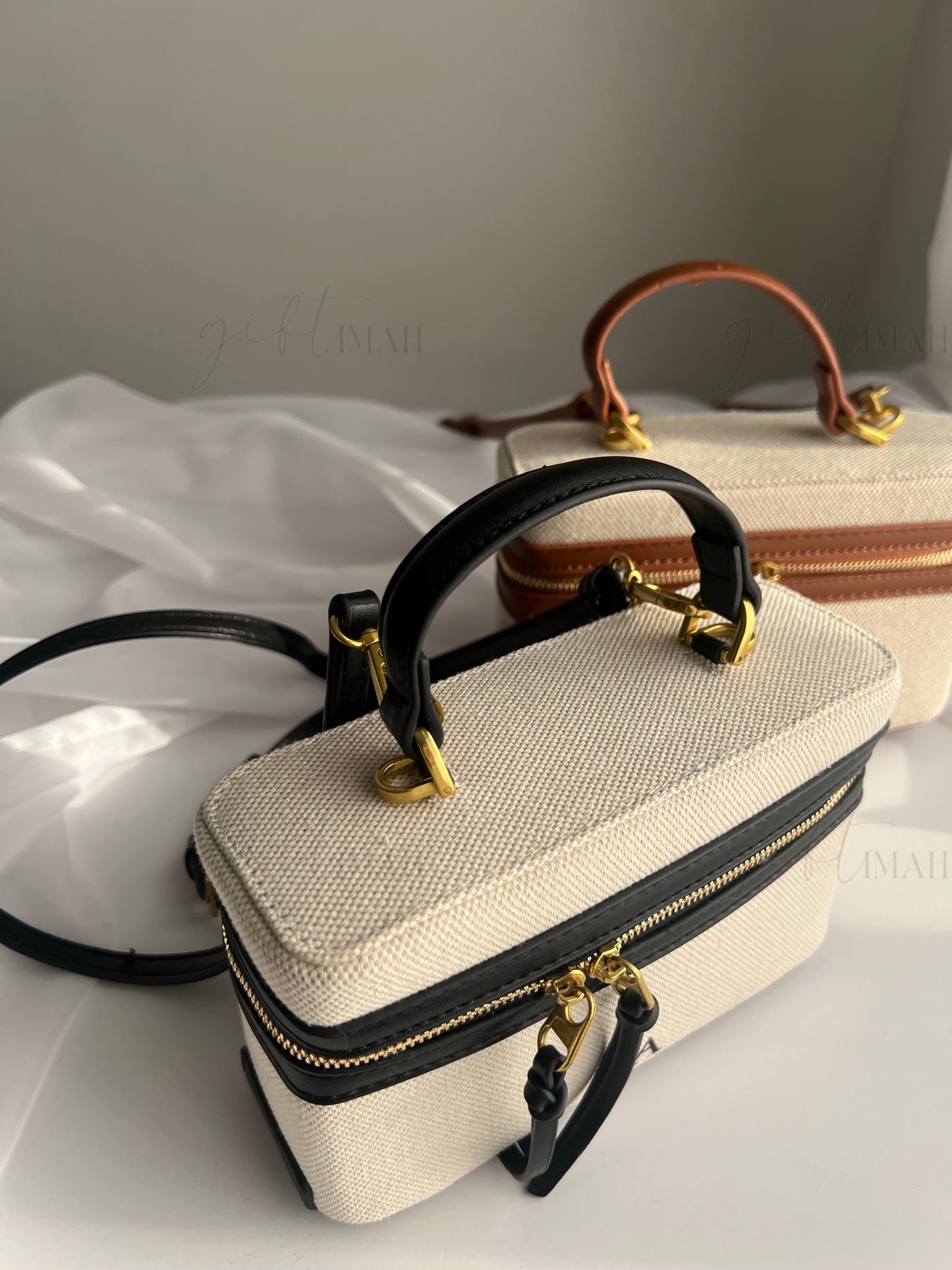 Personalised Crossbody Top Handle Bag