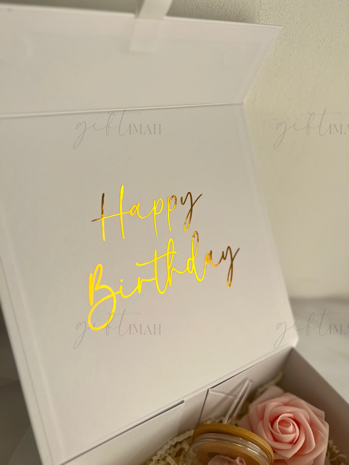 Personalised Glass Cup Giftbox Set| 5 Colours: Sage Green, Pink, Black, White, Blue